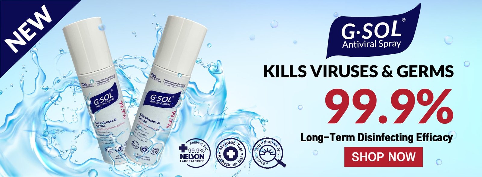 Antiviral Spray G-Sol